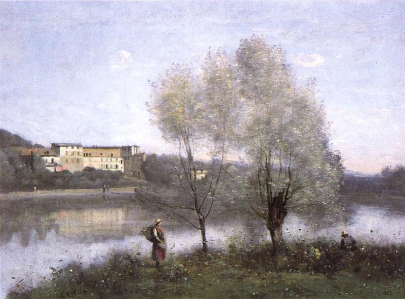 camille corot Ville d-Avray Norge oil painting art